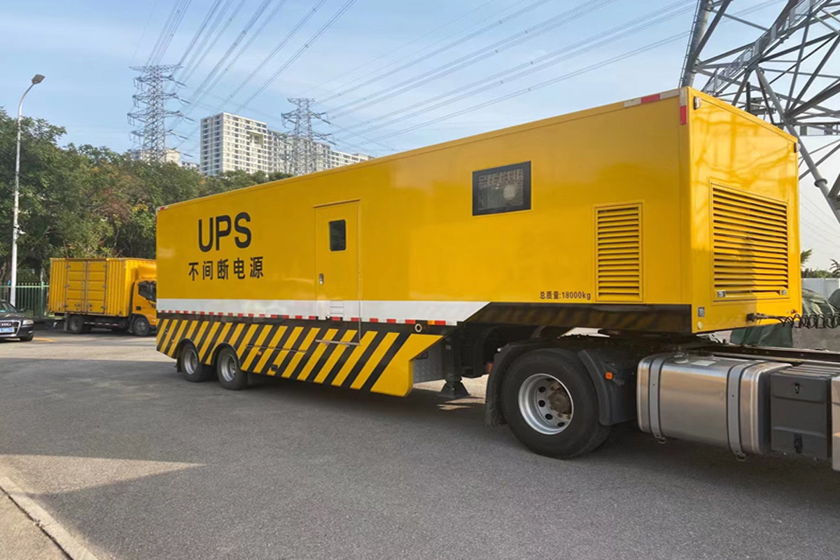 丽江发电机租赁施工现场